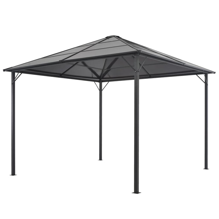 Pavilion cu acoperiș, antracit, 3 x 3 m, aluminiu - WALTI WALTI