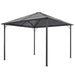 Pavilion cu acoperiș, antracit, 3 x 3 m, aluminiu - WALTI WALTI