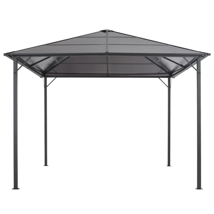 Pavilion cu acoperiș, antracit, 3 x 3 m, aluminiu - WALTI WALTI