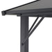 Pavilion cu acoperiș, antracit, 3 x 3 m, aluminiu - WALTI WALTI