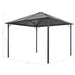 Pavilion cu acoperiș, antracit, 3 x 3 m, aluminiu - WALTI WALTI