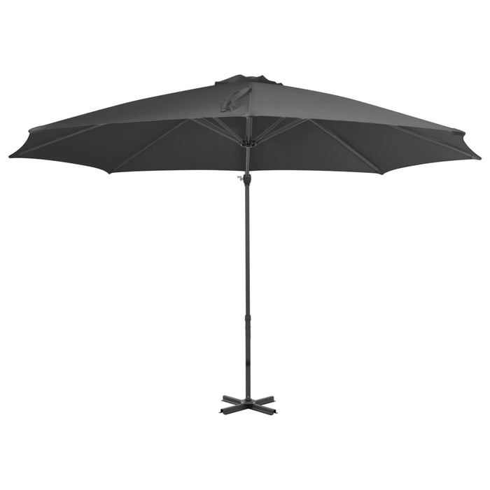 Umbrelă în consolă cu stâlp din aluminiu, antracit, 300 cm - WALTI WALTI