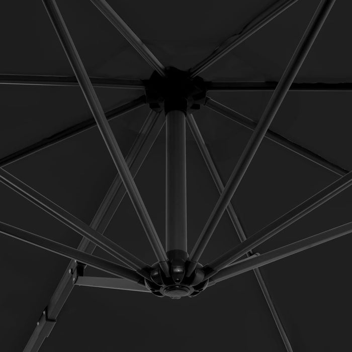 Umbrelă în consolă cu stâlp din aluminiu, antracit, 300 cm - WALTI WALTI