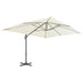 Umbrelă de grădină în consolă cu stâlp din aluminiu 400x300 cm, culoare nisip - WALTI WALTI