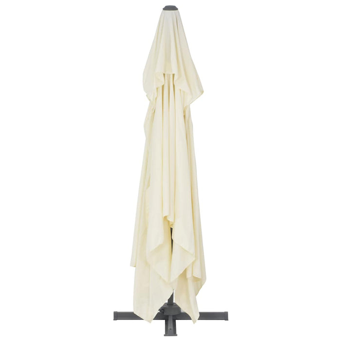 Umbrelă de grădină în consolă cu stâlp din aluminiu 400x300 cm, culoare nisip - WALTI WALTI
