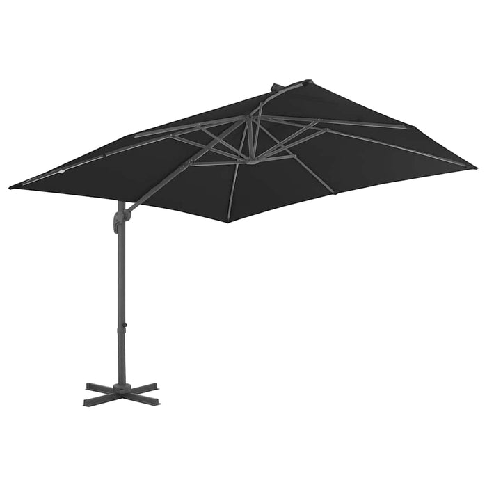 Umbrelă în consolă cu stâlp din aluminiu, 300x300 cm, antracit - WALTI WALTI