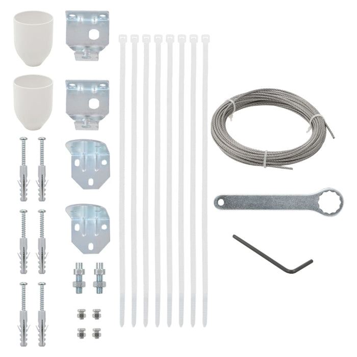 Set de accesorii pentru paravan de balcon, 29 piese WALTI