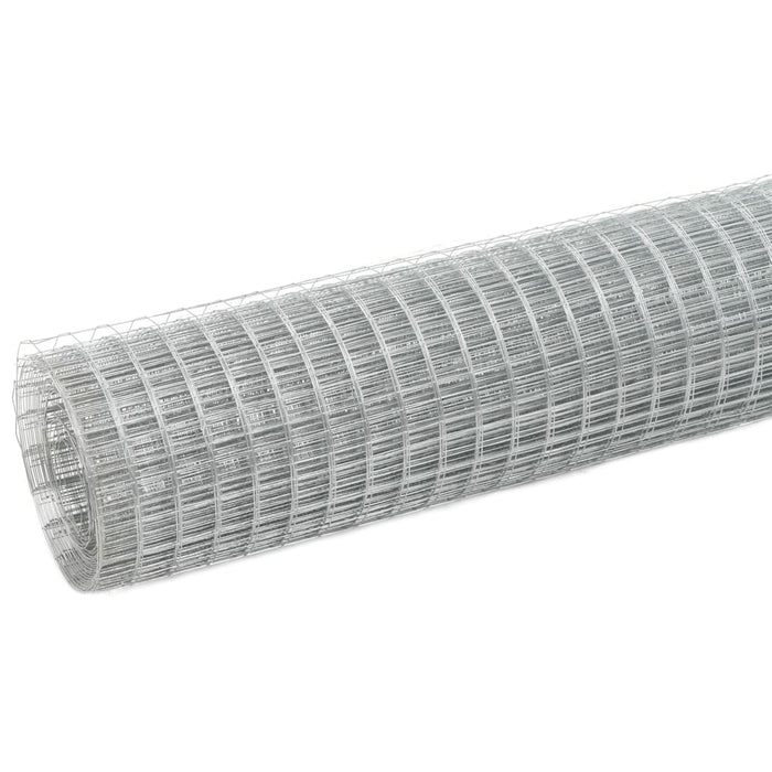 Plasă de sârmă găini, argintiu, 25 x 0,5 m, oțel galvanizat - WALTI WALTI