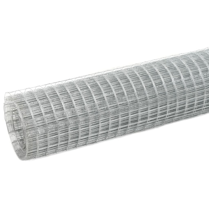 Plasă de sârmă găini, argintiu, 25 x 0,5 m, oțel galvanizat - WALTI WALTI
