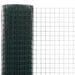 Plasă de sârmă găini, verde, 10 x 0,5 m, oțel cu înveliș PVC - WALTI WALTI