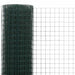 Plasă de sârmă găini, verde, 10 x 0,5 m, oțel cu înveliș PVC - WALTI WALTI