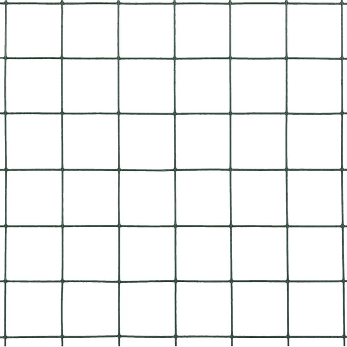 Plasă de sârmă găini, verde, 10 x 0,5 m, oțel cu înveliș PVC - WALTI WALTI
