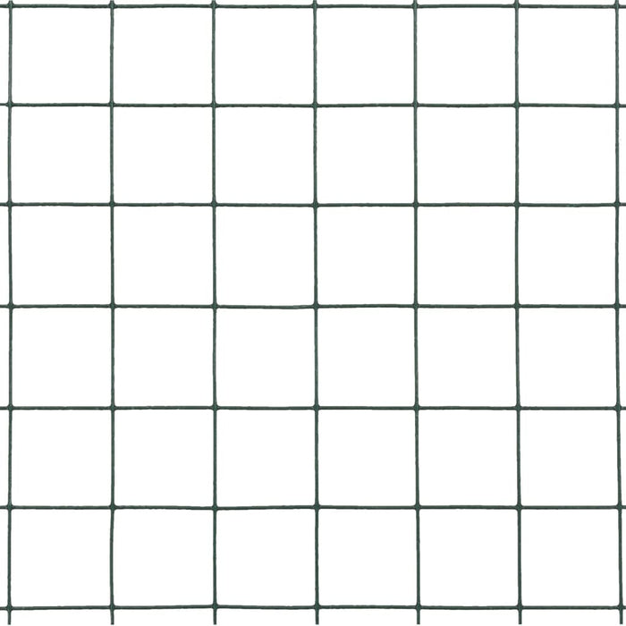 Plasă de sârmă găini, verde, 10 x 0,5 m, oțel cu înveliș PVC - WALTI WALTI