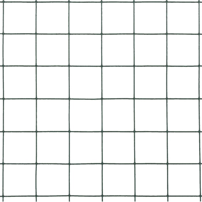 Plasă de sârmă găini, verde, 10 x 1,5 m, oțel cu înveliș PVC - WALTI WALTI