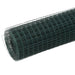Plasă de sârmă găini, verde, 25 x 0,5 m, oțel cu înveliș PVC - WALTI WALTI