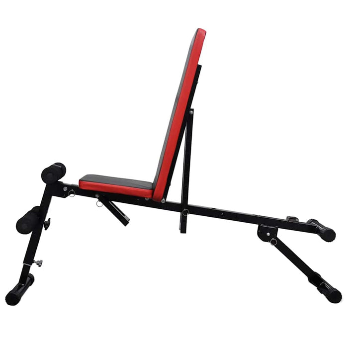 Bancă reglabilă pentru abdomene cu set haltere/gantere 60,5 kg WALTI