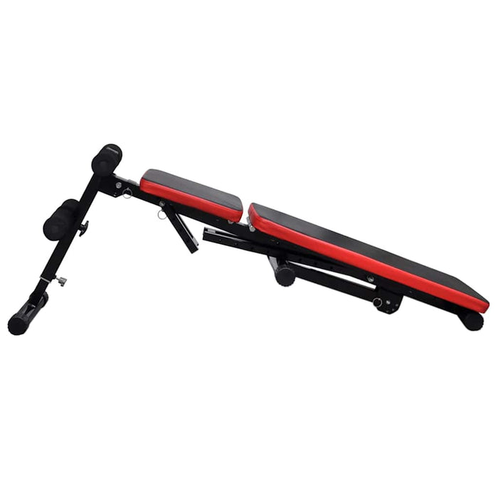 Bancă reglabilă pentru abdomene cu set haltere/gantere 60,5 kg WALTI