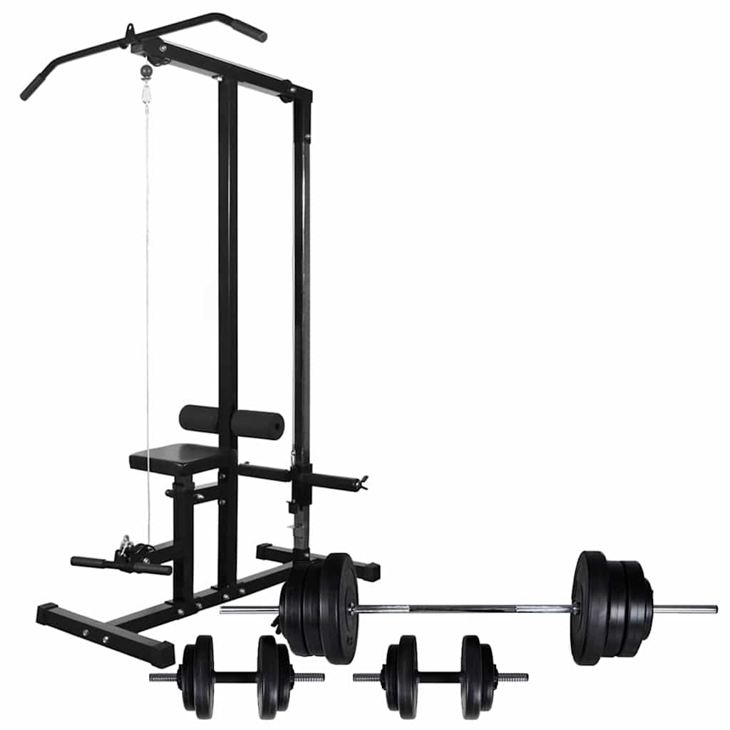 Aparate fitness cu haltere și suporturi pentru greutăți WALTI