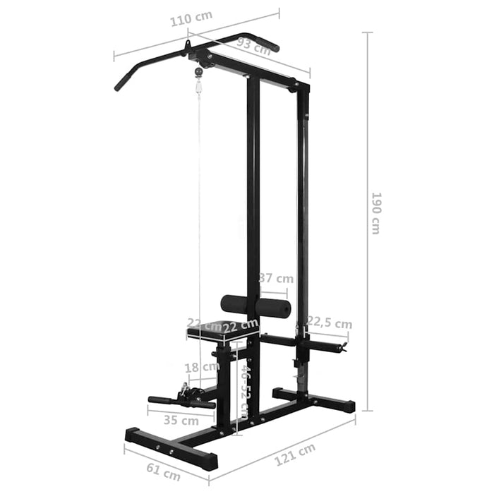 Turn de forță cu set de haltere și gantere 60,5 kg WALTI