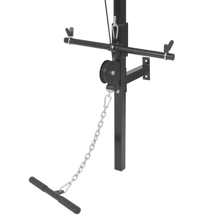 Turn de forță montat pe perete, set haltere și gantere 60,5 kg WALTI