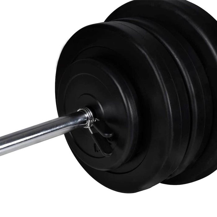 Turn de forță montat pe perete, set haltere și gantere 60,5 kg WALTI