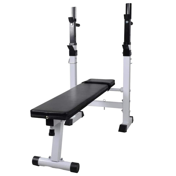 Bancă de antrenament, rastel set de haltere/gantere, 90 kg WALTI