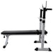 Bancă fitness cu rastel greutăți, set haltere/gantere, 120 kg - WALTI WALTI