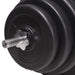 Bancă fitness cu rastel greutăți, set haltere/gantere, 120 kg - WALTI WALTI