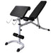 Bancă fitness cu rastel greutăți, set haltere/gantere, 120 kg - WALTI WALTI