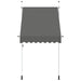 Copertină retractabilă manual, antracit, 150 cm - WALTI WALTI