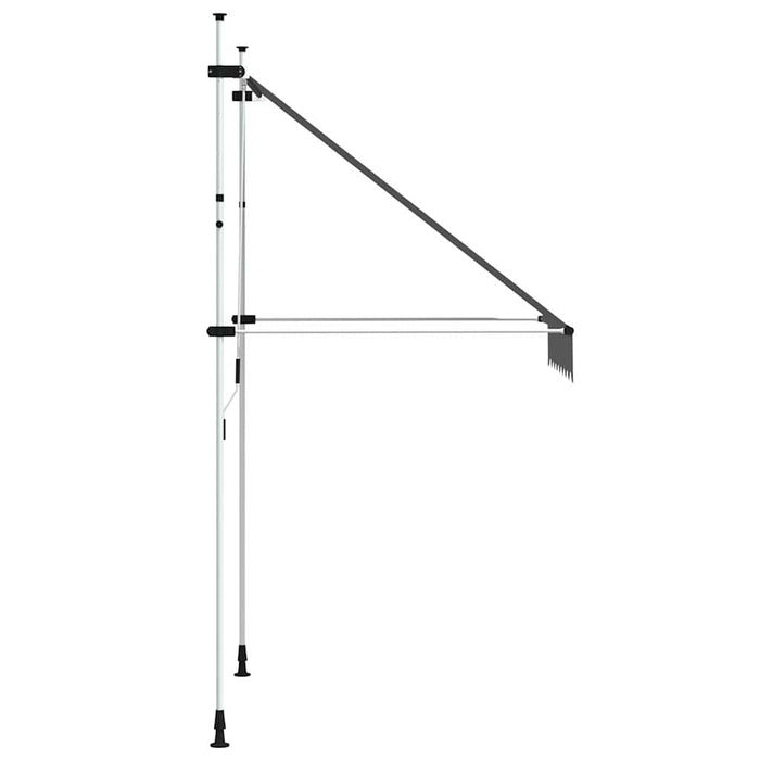 Copertină retractabilă manual, antracit, 150 cm - WALTI WALTI