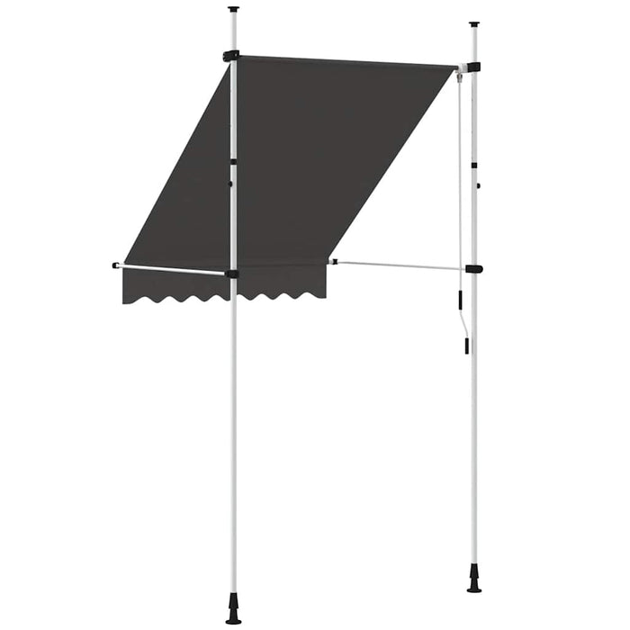 Copertină retractabilă manual, antracit, 150 cm - WALTI WALTI