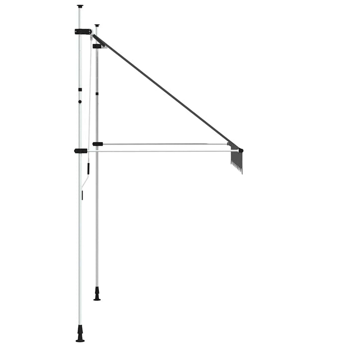 Copertină retractabilă manual, antracit, 200 cm - WALTI WALTI