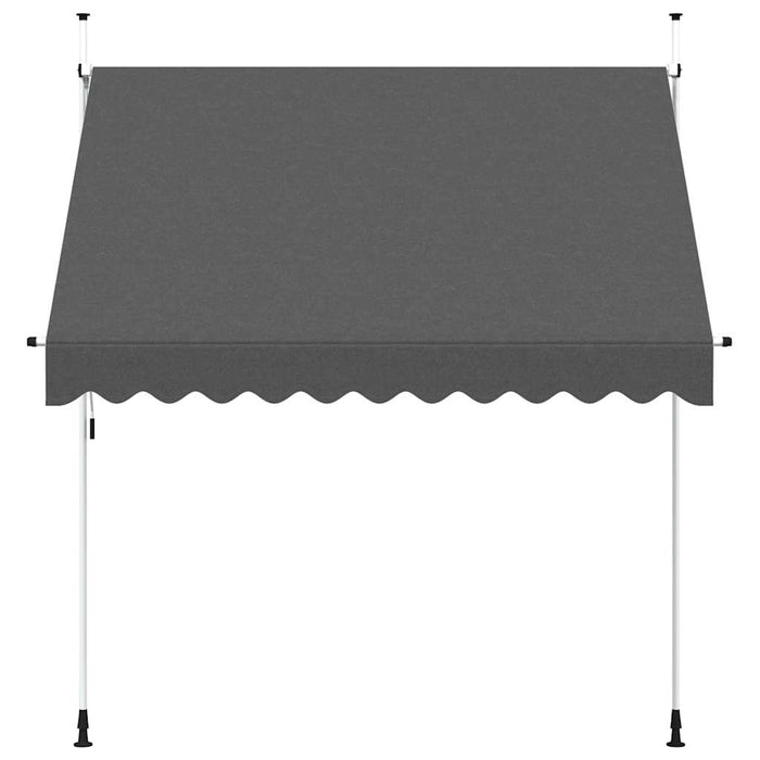 Copertină retractabilă manual, antracit, 250 cm - WALTI WALTI