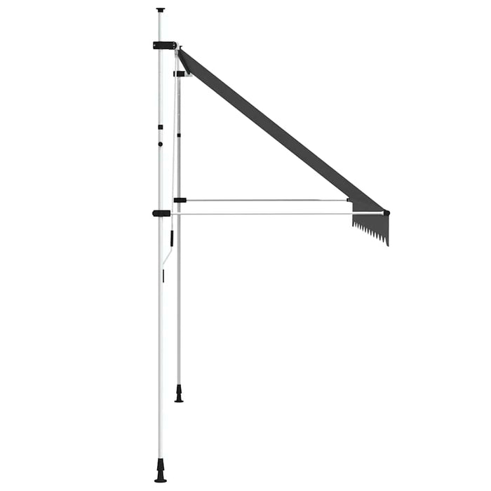 Copertină retractabilă manual, antracit, 300 cm - WALTI WALTI