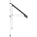 Copertină retractabilă manual, antracit, 400 cm - WALTI WALTI