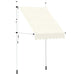 Copertină retractabilă manual, crem, 150 cm - WALTI WALTI
