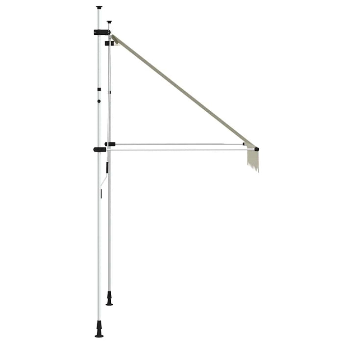 Copertină retractabilă manual, crem, 150 cm - WALTI WALTI