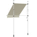 Copertină retractabilă manual, crem, 150 cm - WALTI WALTI