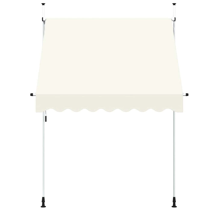 Copertină retractabilă manual, crem, 200 cm - WALTI WALTI