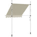 Copertină retractabilă manual, crem, 200 cm - WALTI WALTI
