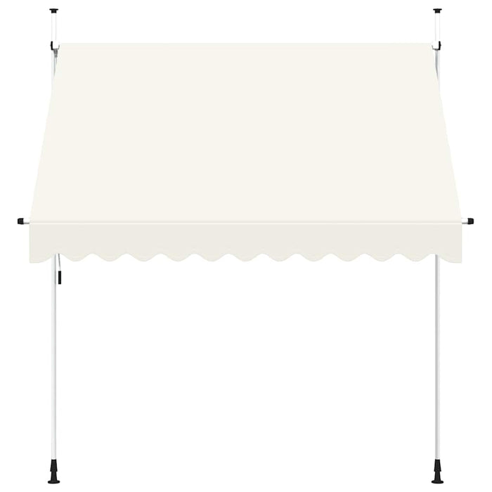 Copertină retractabilă manual, crem, 250 cm - WALTI WALTI