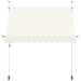 Copertină retractabilă manual, crem, 250 cm - WALTI WALTI