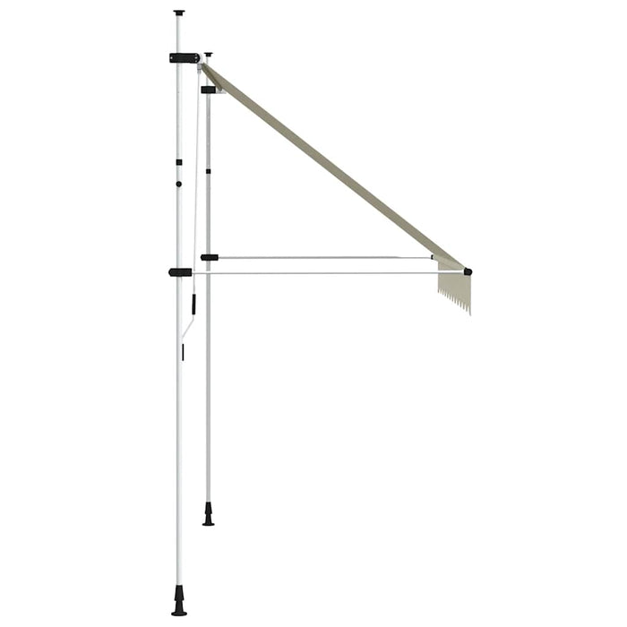 Copertină retractabilă manual, crem, 250 cm - WALTI WALTI