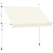 Copertină retractabilă manual, crem, 300 cm - WALTI WALTI