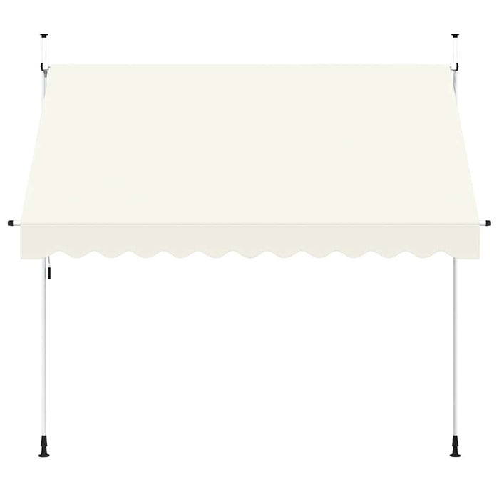 Copertină retractabilă manual, crem, 300 cm - WALTI WALTI