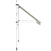 Copertină retractabilă manual, crem, 300 cm - WALTI WALTI
