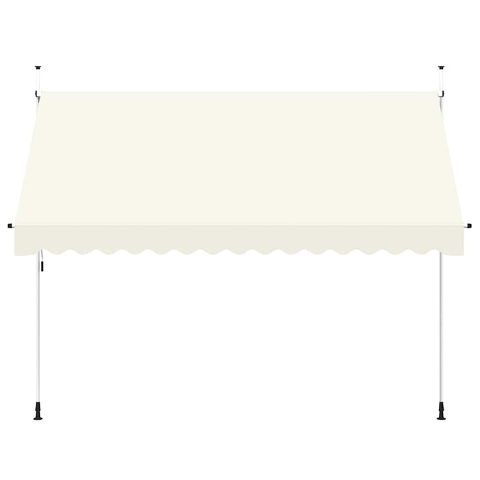 Copertină retractabilă manual, crem, 350 cm - WALTI WALTI