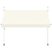 Copertină retractabilă manual, crem, 350 cm - WALTI WALTI