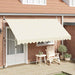Copertină retractabilă manual, crem, 400 cm - WALTI WALTI